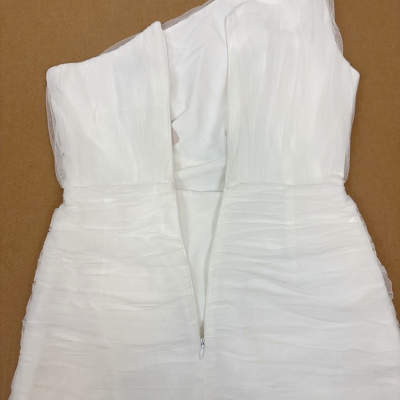 SAU LEE Sidney Dress in White Size 2 - Picture 7 of 13